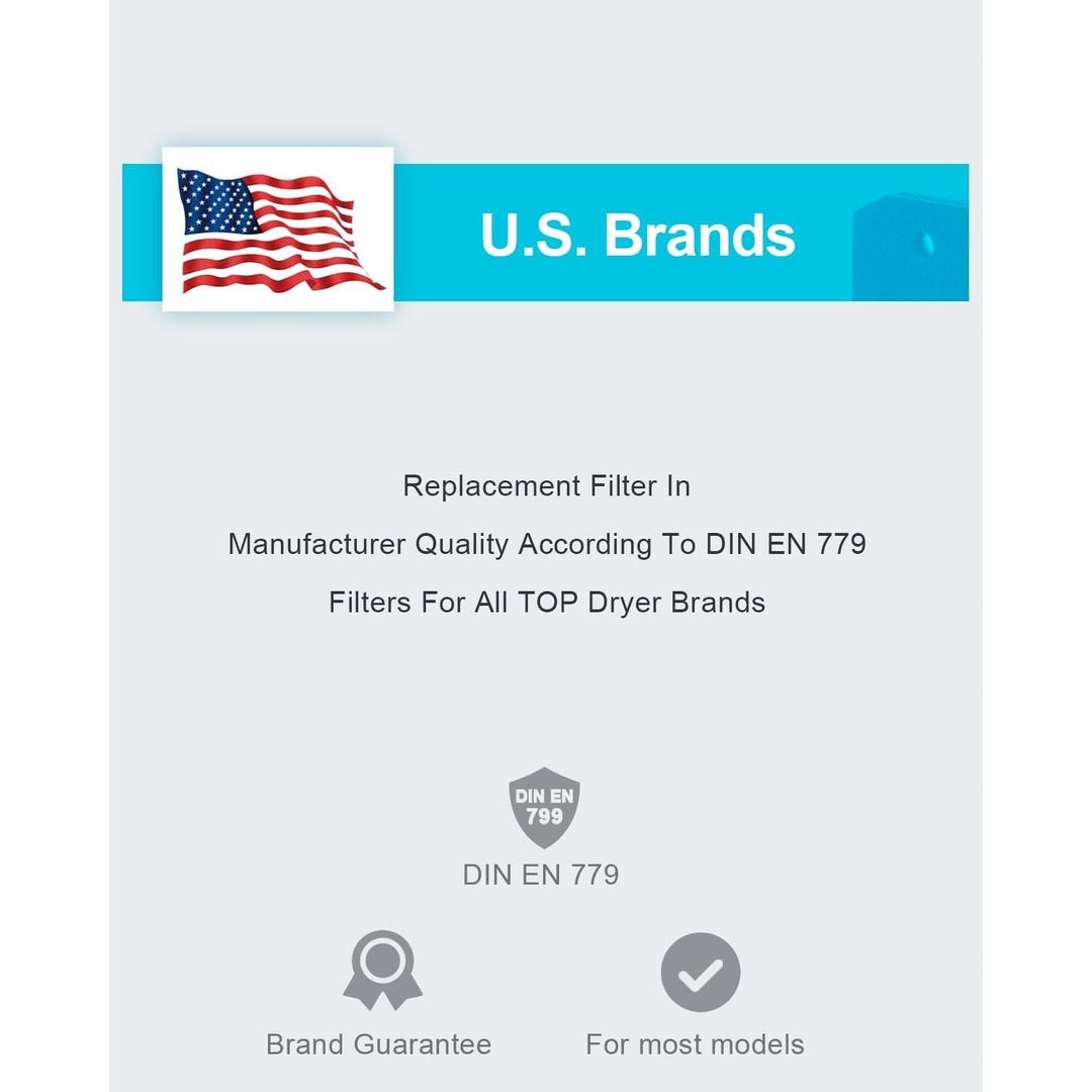 9164761 Foam Filter Replacement for All Miele T1 Heat Pump Tumble Dryers TMB540WP TKS850WP TKG840WP TKS650WP TKB150WP TKG450WP TCJ680WP TCE520WP Parts (5) - Just Closeouts Canada Inc.