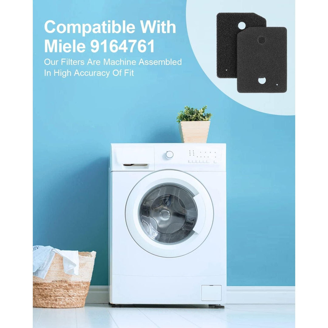 9164761 Foam Filter Replacement for All Miele T1 Heat Pump Tumble Dryers TMB540WP TKS850WP TKG840WP TKS650WP TKB150WP TKG450WP TCJ680WP TCE520WP Parts (5) - Just Closeouts Canada Inc.