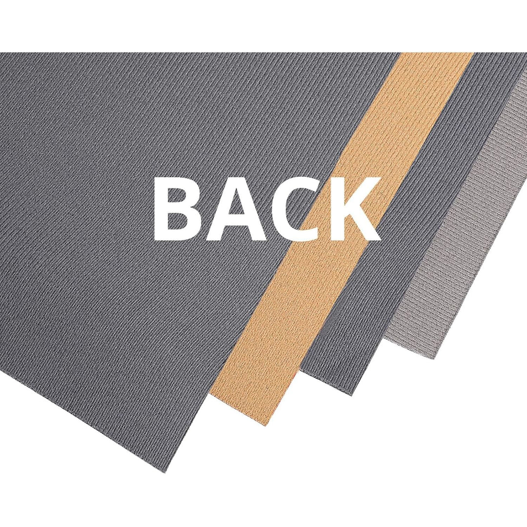 Marine Vinyl Faux Leather Upholstery Fabric 0.9 mm Thickness: Waterproof, Scratch-resistant, Perfect for Upholstering Cars, Outdoor Yachts, and Home Furniture (Grey,Pre-Cut 2 Yards)