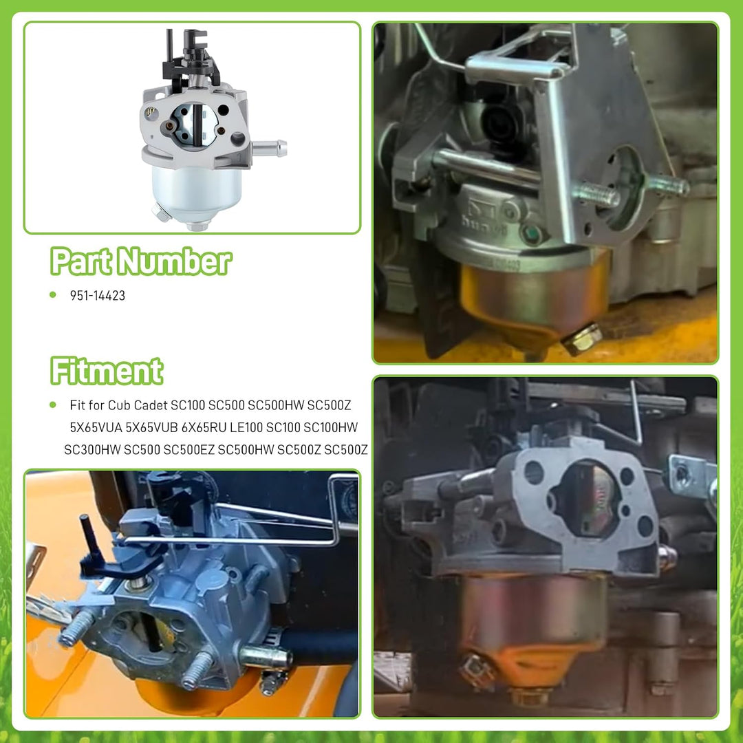 951-14423 Carburetor Kit for 247.375900, 247.375910, SC100 & SC500 Mowers - Just Closeouts Canada Inc.