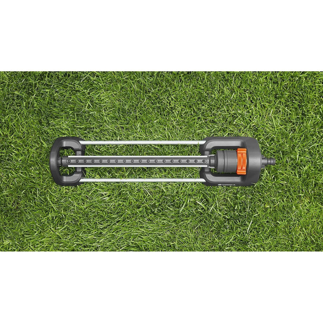 Gardena N2084FP Oscillating Sprinkler, Covers up to 3000 Sq. Ft., Adjustable, Precise and Puddle-Free Lawn Watering, Made in Germany