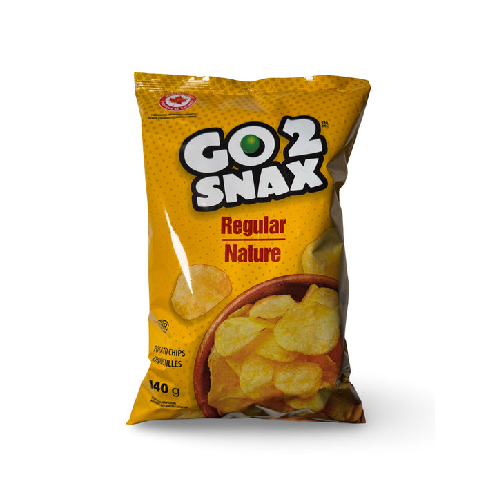 Go2Snax Original Potato Chips, 140g