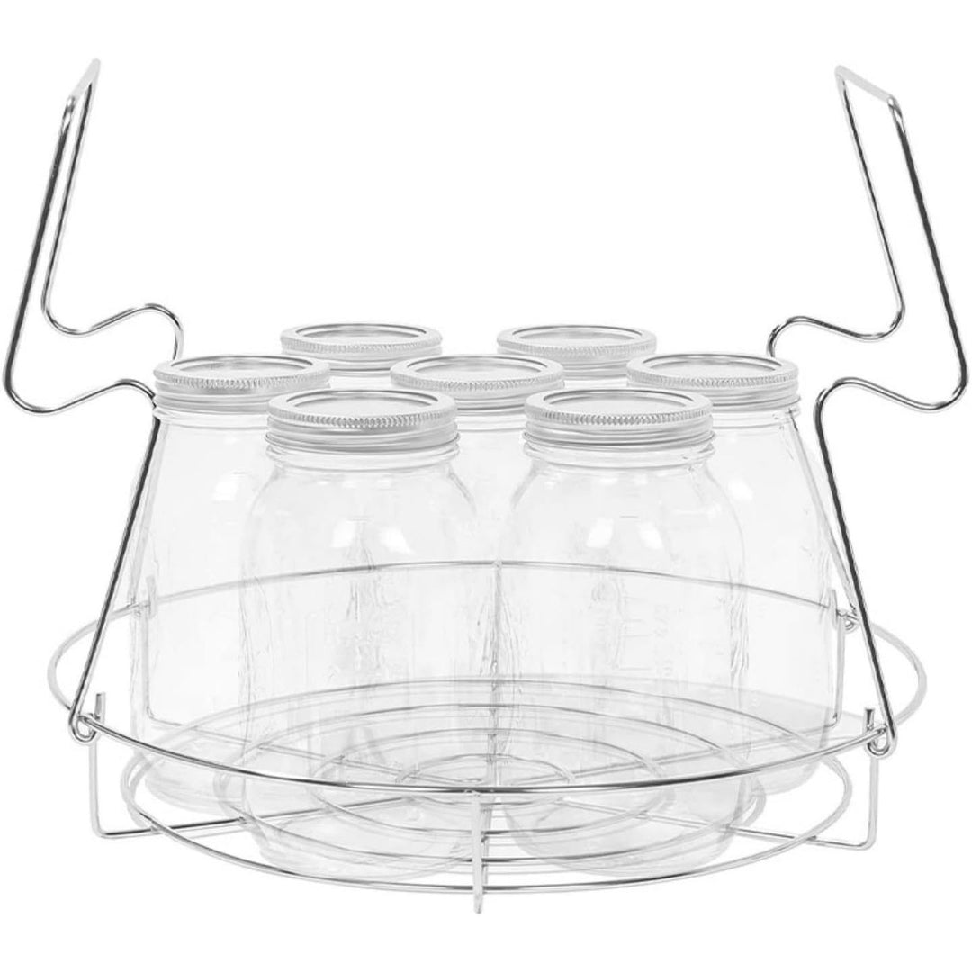 12-inch stainless steel water-bath canning rack, view 1