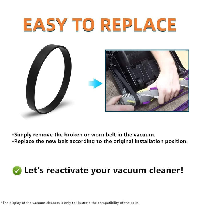 Two replacement vacuum belts part 562932001, view 3