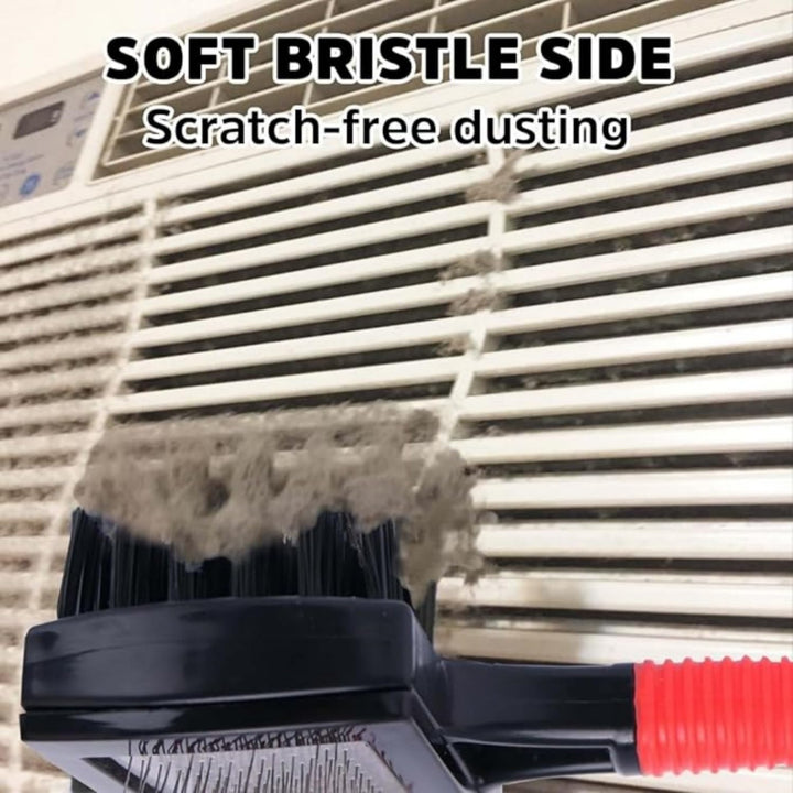 Two-piece air conditioner coil cleaning brush and fin comb kit, view 5