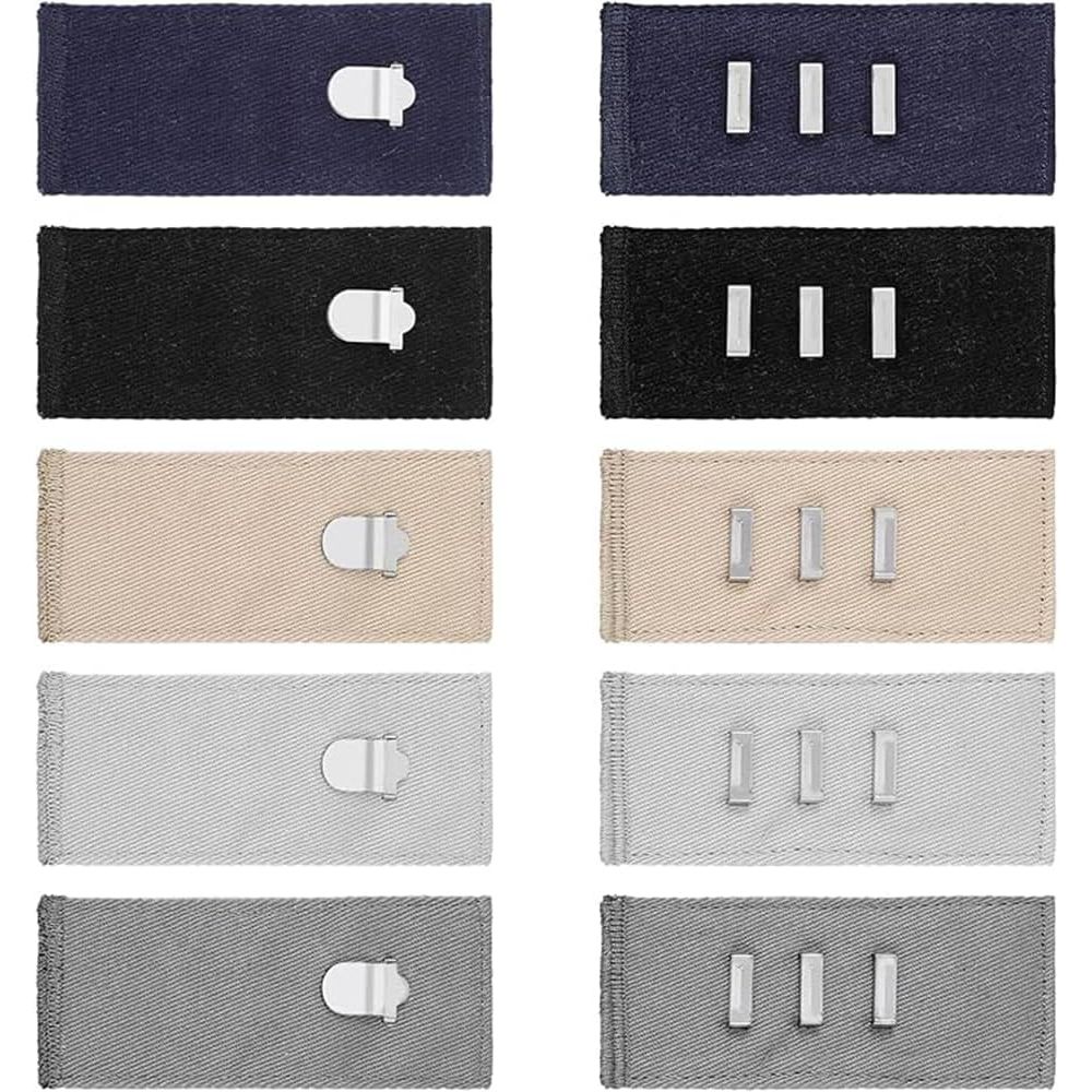 10-piece assorted trouser waist extenders, view 5