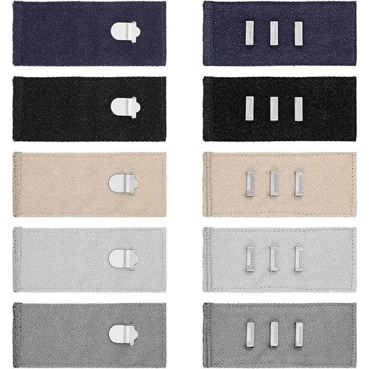 10-piece assorted trouser waist extenders, view 5