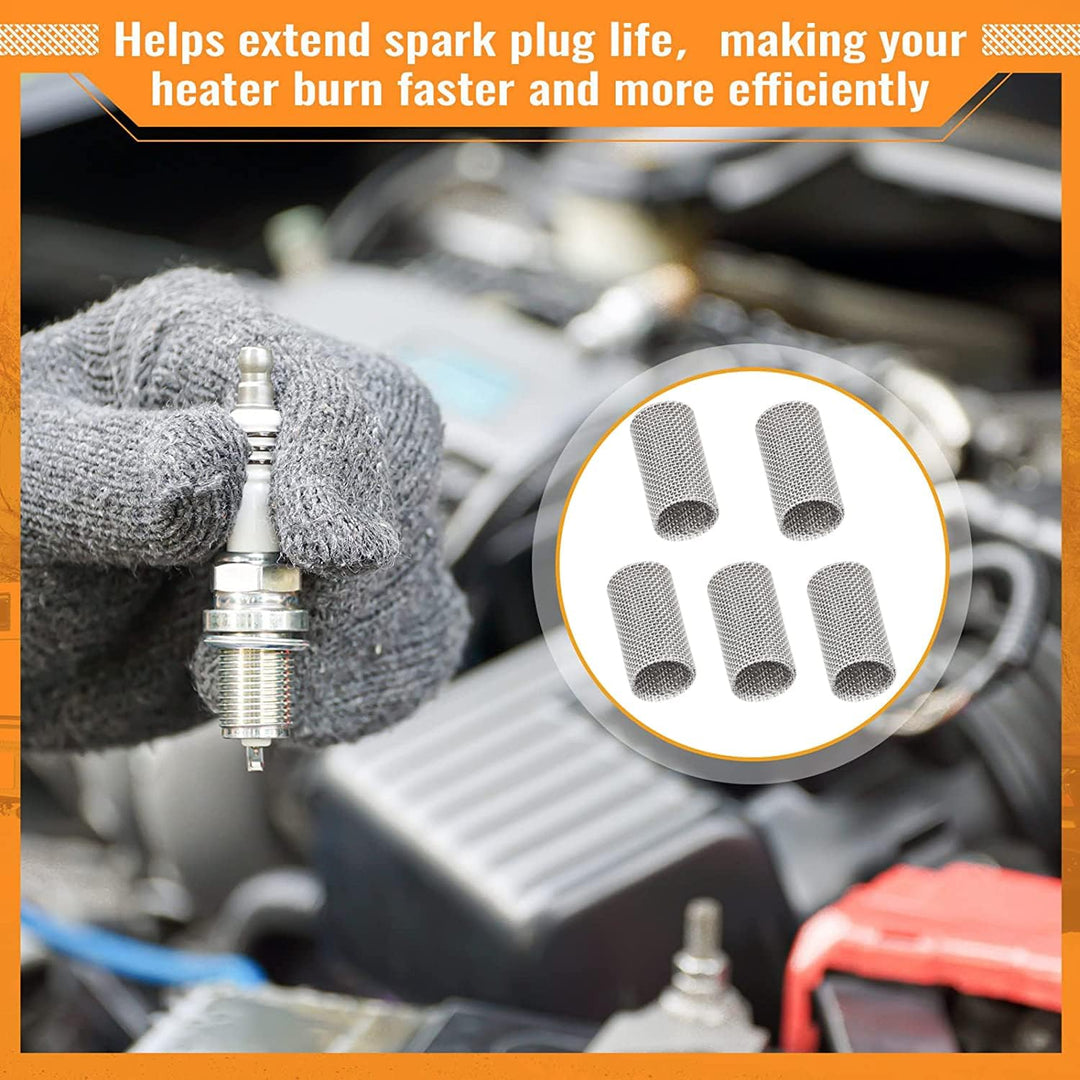 Stainless steel diesel heater glow plug combustion screens, photo 3