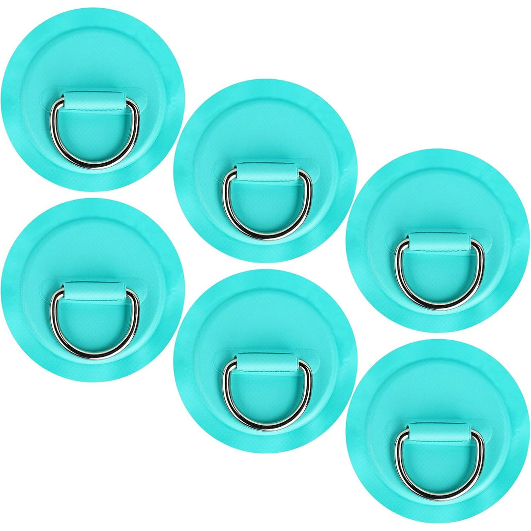 Green paddle board D-ring patch and bungee kit, photo 1