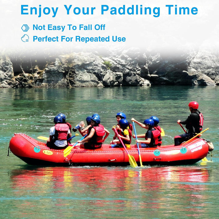 Green paddle board D-ring patch and bungee kit, photo 4