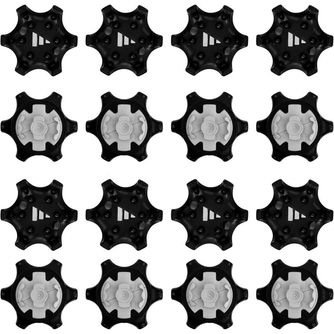 16 Black Soft Replacement Golf Shoe Spikes, view 1