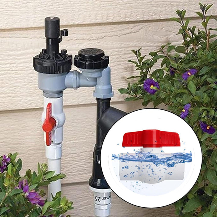 5 Red-Handle 1/2-Inch PVC Water Ball Valves, image 6