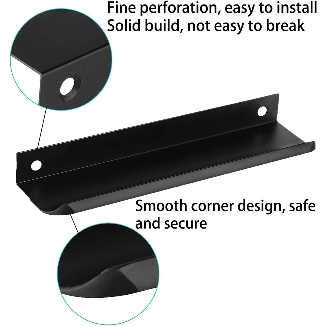 22 Gray 120 mm Concealed Cabinet Finger-Edge Pulls, image 3