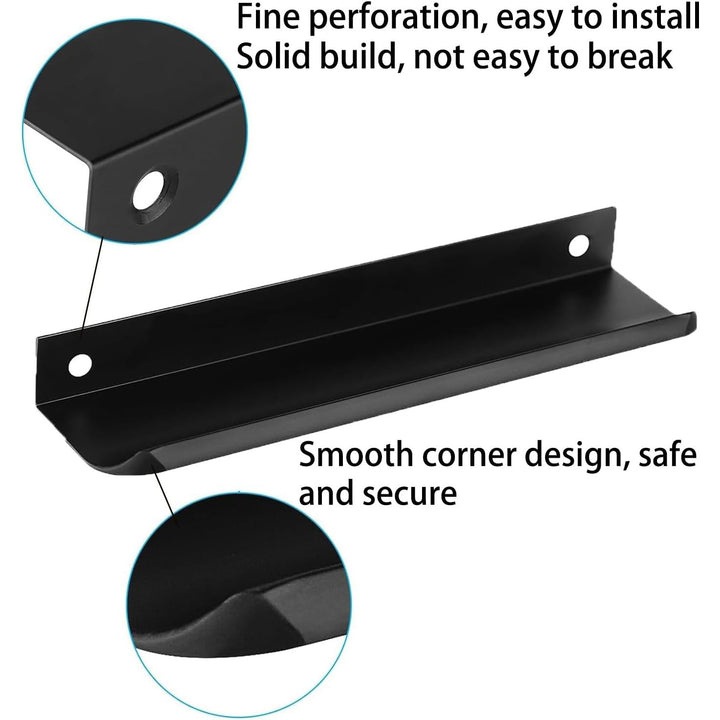 22 Gray 120 mm Concealed Cabinet Finger-Edge Pulls, image 3