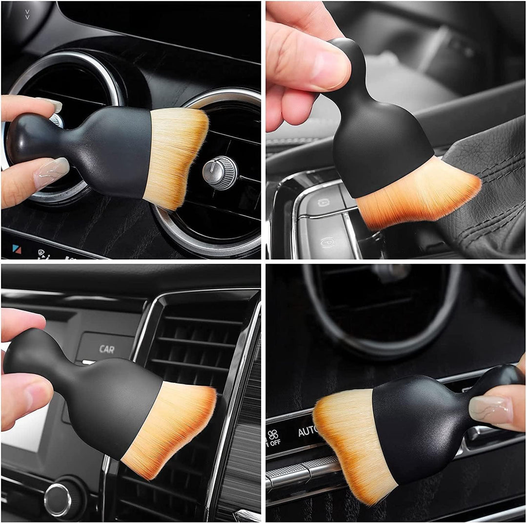 3 Soft-Bristle Car Interior Detailing Brushes, image 3