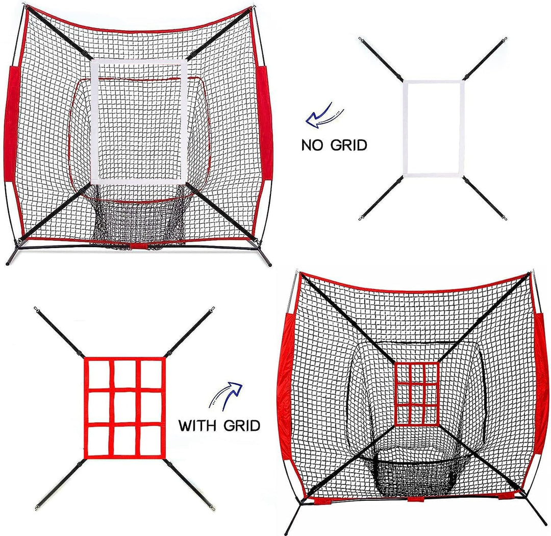 2 Red and White Baseball Pitching Strike-Zone Targets, image 4