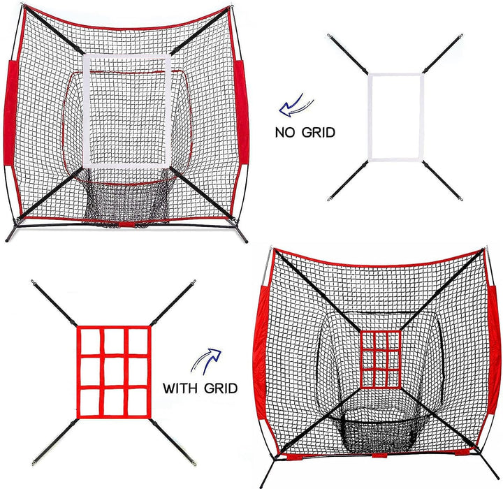 2 Red and White Baseball Pitching Strike-Zone Targets, image 4