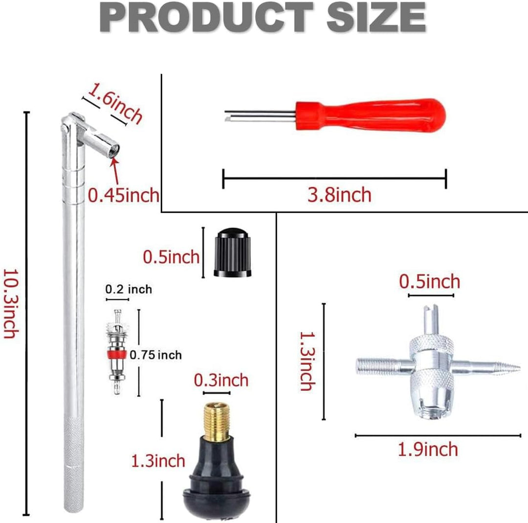 TR412 Tire Valve-Stem Installation Kit with 6 Snap-In Stems, image 2