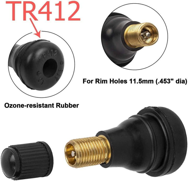 TR412 Tire Valve-Stem Installation Kit with 6 Snap-In Stems, image 3