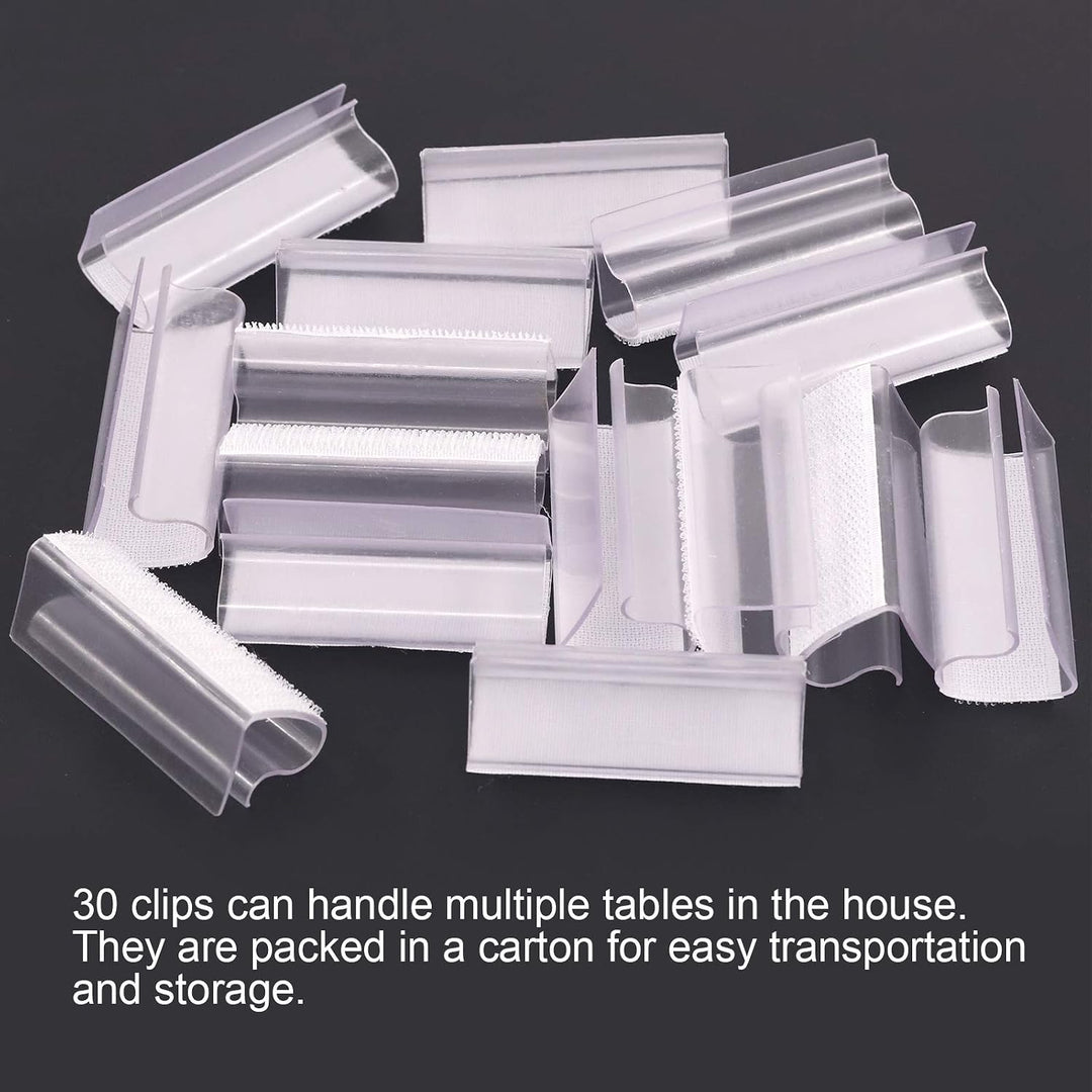 30 nylon tablecloth clips for 3/4 to 1 inch tables, image 4