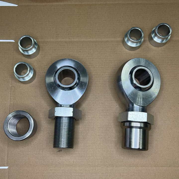 Actual 1¼-inch joint kit pair with tube adapters and spacers