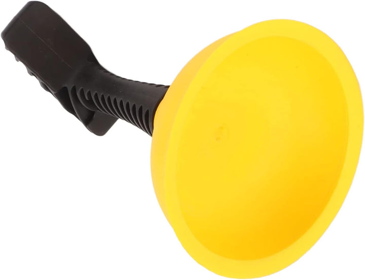 yellow mini plunger suction cup underside