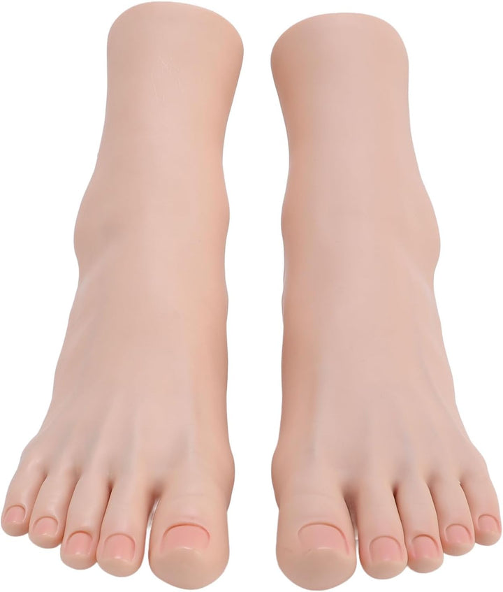 silicone practice foot models showing toes