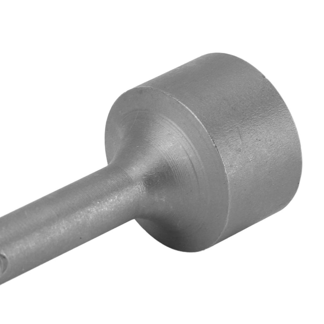 steel driver cup and shaft close-up