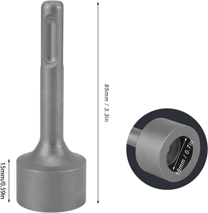 19 mm rod driver and 85 mm length dimensions