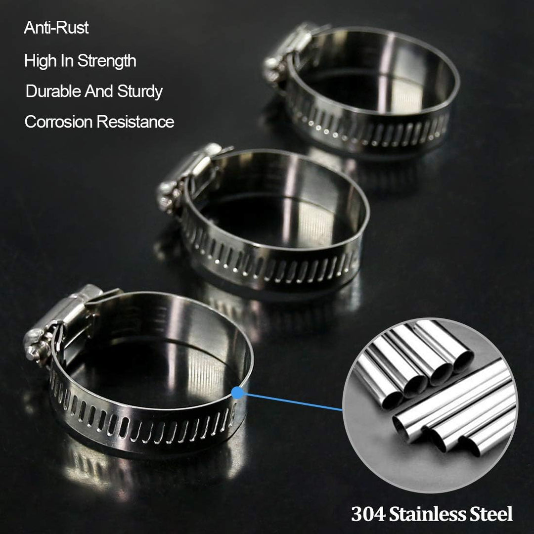 stainless hose clamps corrosion-resistant construction