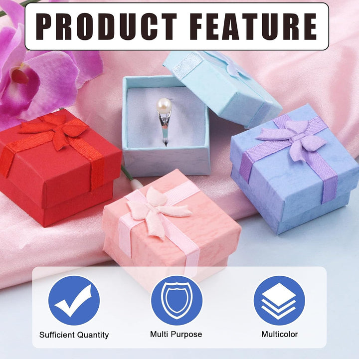 gift box colours and ring insert close-up