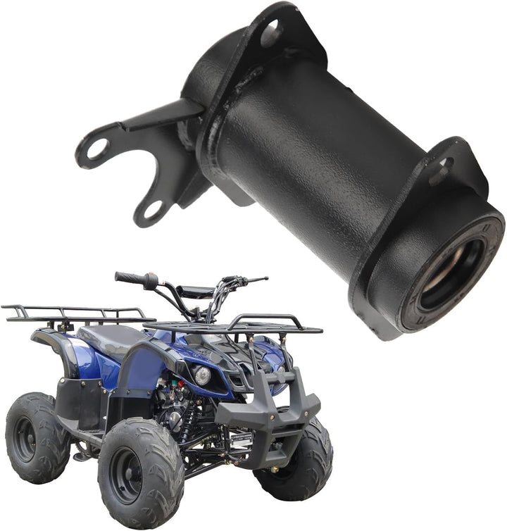 Rear axle bearing carrier hub for ATV quad or go-kart, view 1