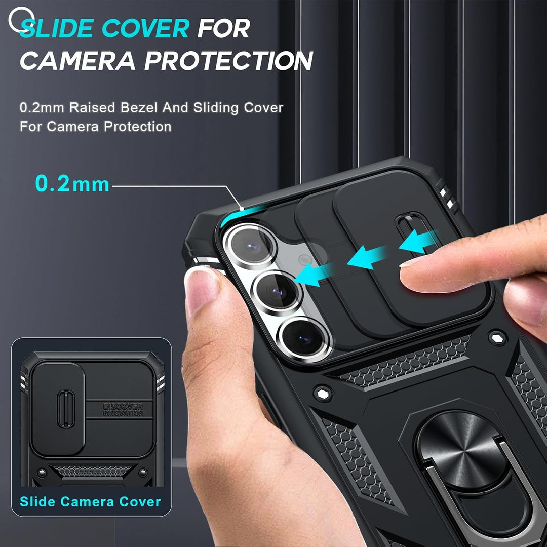 Black S25 FE sliding-camera case, view 4