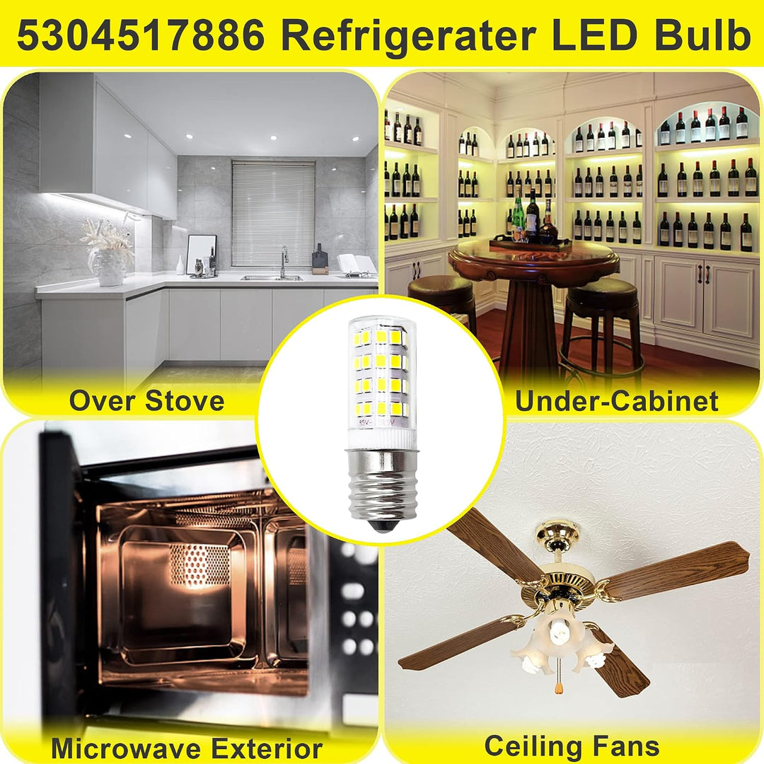 E17 screw base and LED bulb construction