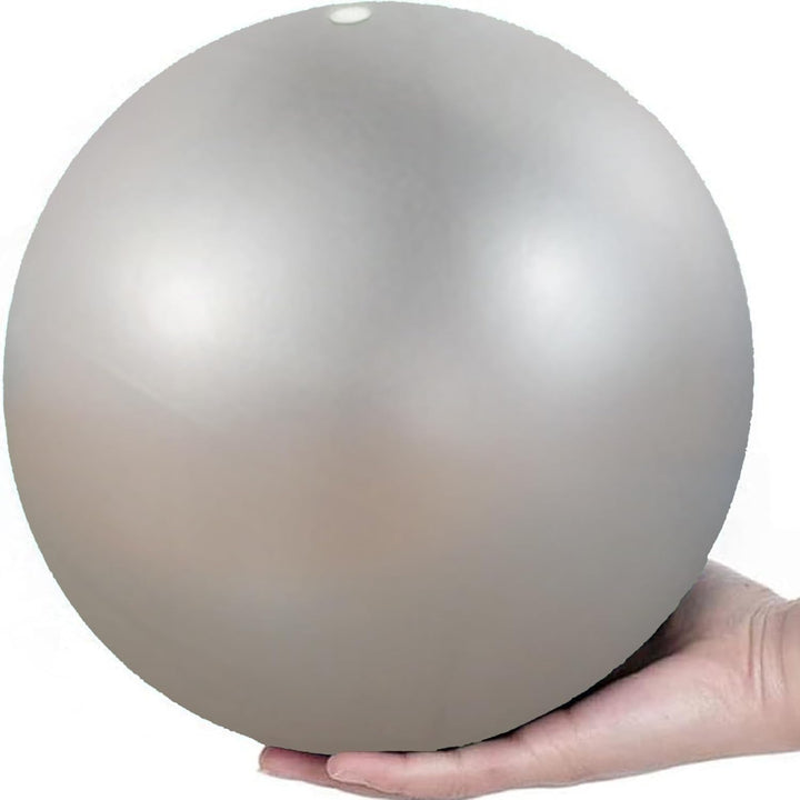 Silver 9-inch mini Pilates ball, product view 1