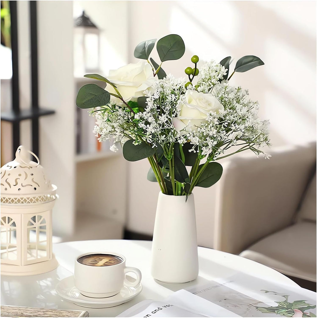 White artificial baby's breath, 10-bundle set, view 3