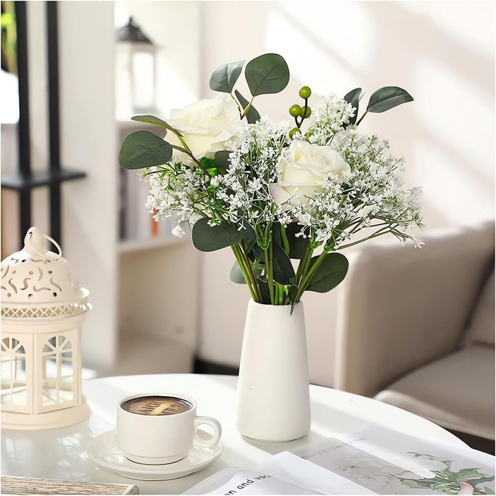 White artificial baby's breath, 10-bundle set, view 3