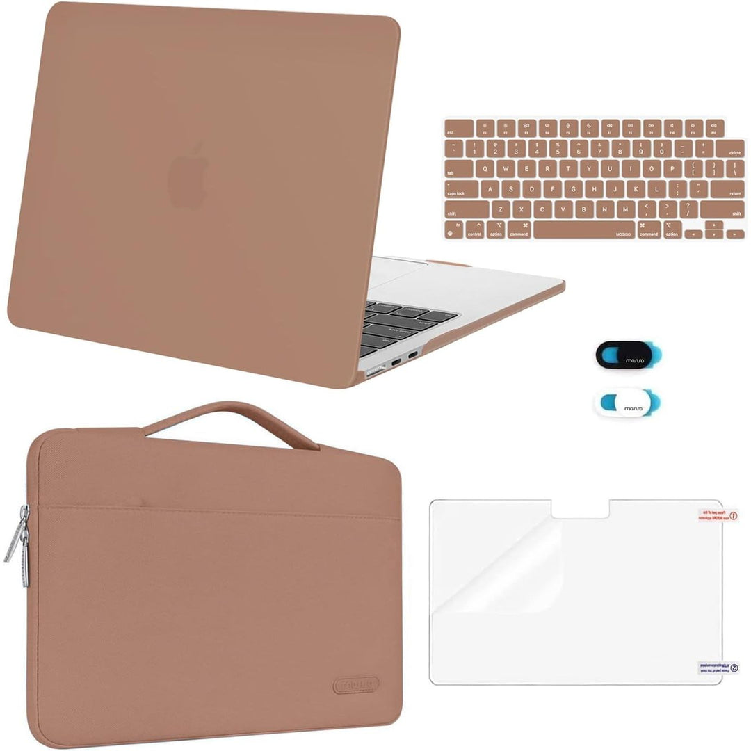 Caramel-brown 13.6-inch Air hard-shell and sleeve kit, photo 1