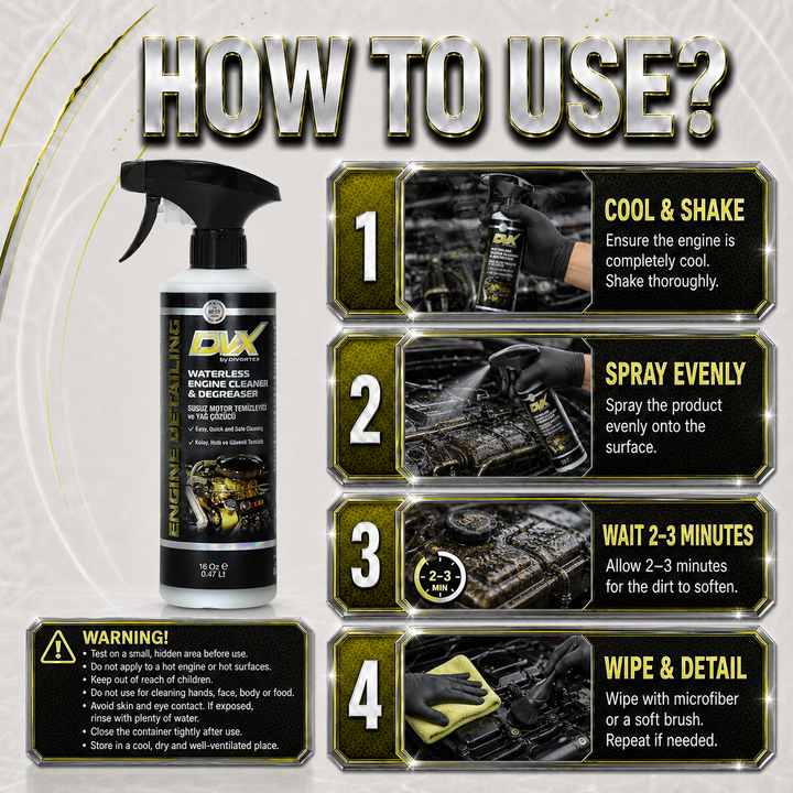 DVX2512 Full Clean 2 - Waterless Engine Cleaner (16 oz)