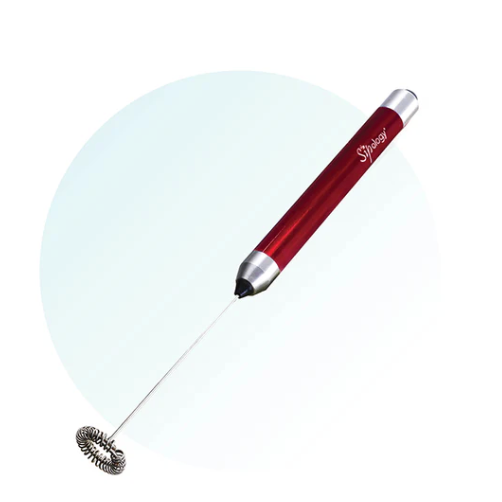 Mighty Mixer Handheld Electric Stirrer, Ruby Red