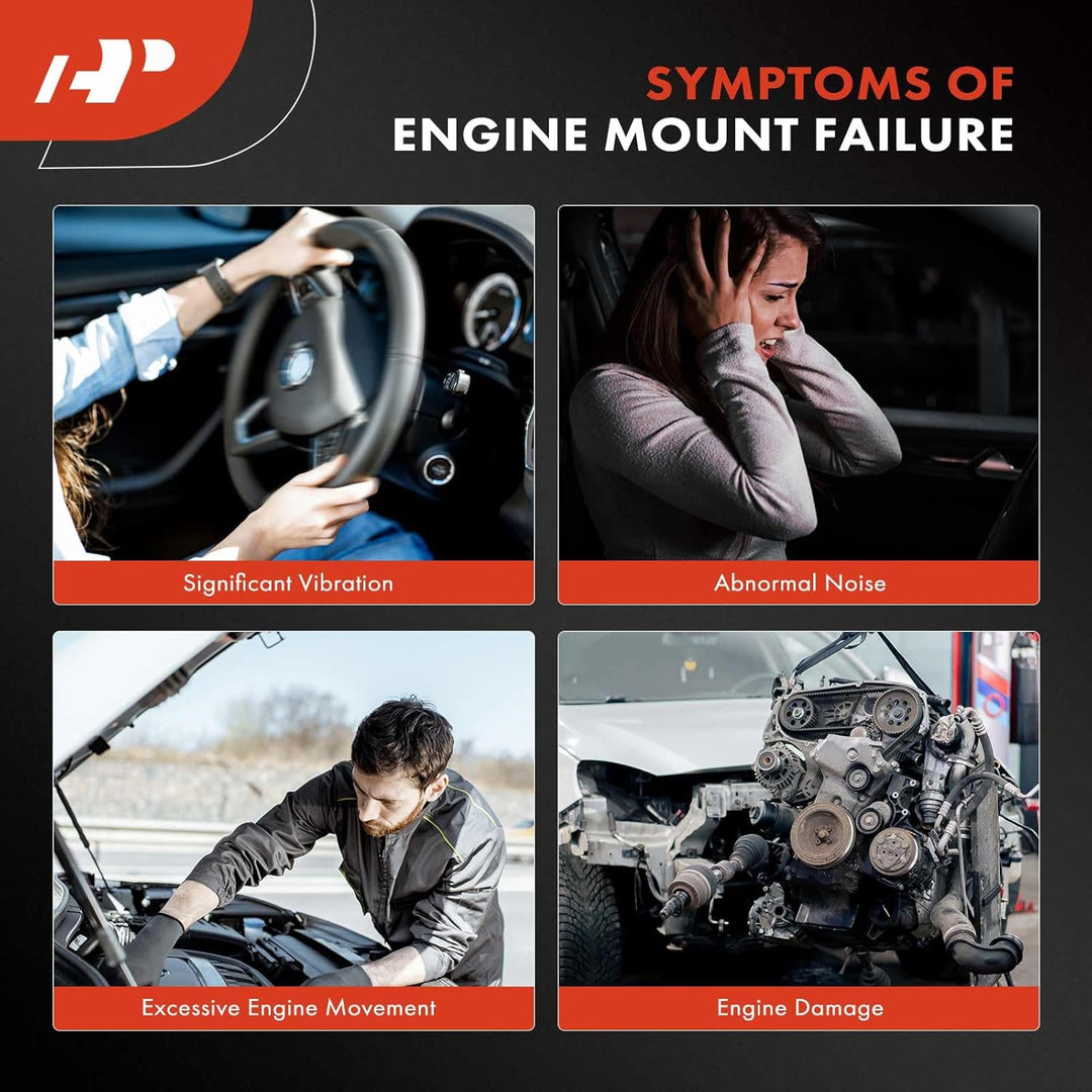 A - Premium Rear Lower Torque Strut Mount Compatible with Ford Escape & Lincoln Corsair, 2020 2021 2022, 1.5L 2.0L 2.3L - Just Closeouts Canada Inc.