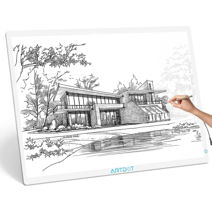 A1 LED Light Board for Diamond Painting Kits for Adults,Powered by USB and Adjustable Brightnesst Light Pad for Diamond Art with Accessories and Tools for Adults - Just Closeouts Canada Inc.