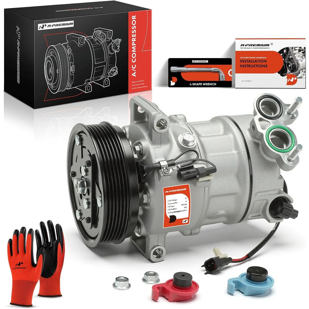 A/C Compressor with Clutch for Select Volvo 2.0L Models — PXC14 - Just Closeouts Canada Inc.