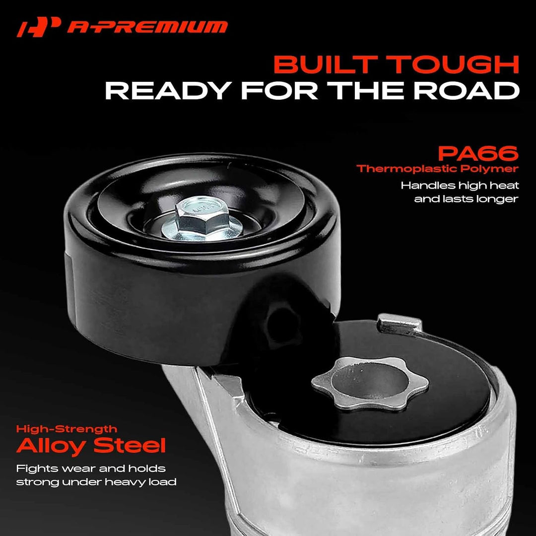 Accessory Belt Tensioner with Pulley for GM 3.8L Supercharged V6 - Just Closeouts Canada Inc.