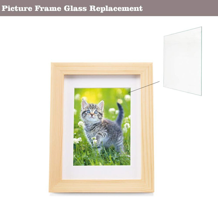 Acrylic Sheets - 10 Pack of 8x10 0.043" Thick Clear Extruded Plexiglass for Picture Frame Glass Replacement, Projects Display & Painting - Laser Cut for Smooth Edges - Just Closeouts Canada Inc.