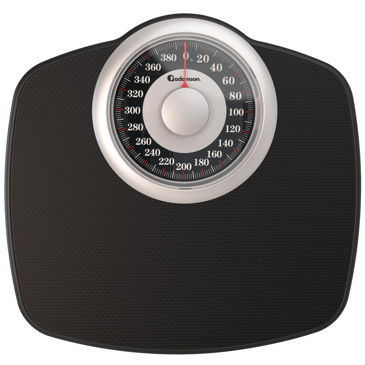 Adamson A25 Scales for Body Weight - Up to 400 LB - New Version - 5.3" Dial on 12.4" x 12" Platform - Anti - Skid Rubber Surface - High Precision Bathroom Scale Analog - Durable with 20 - Year Assurance - Just Closeouts Canada Inc.