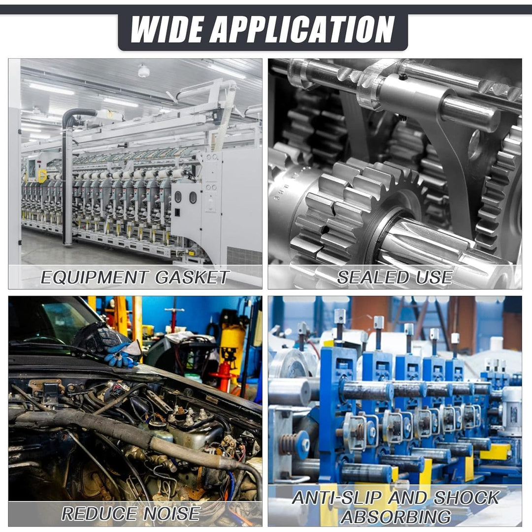 Adhesive Rubber Strips Neoprene Rubber Sheets, Rolls & Strips with Adhesive Backing Rubber Pads Self Stick Seal Rubber Gasket Tape Adhesive Back for Matting Padding - 1" Wide x 1/8" Thick x 20' Long - Just Closeouts Canada Inc.