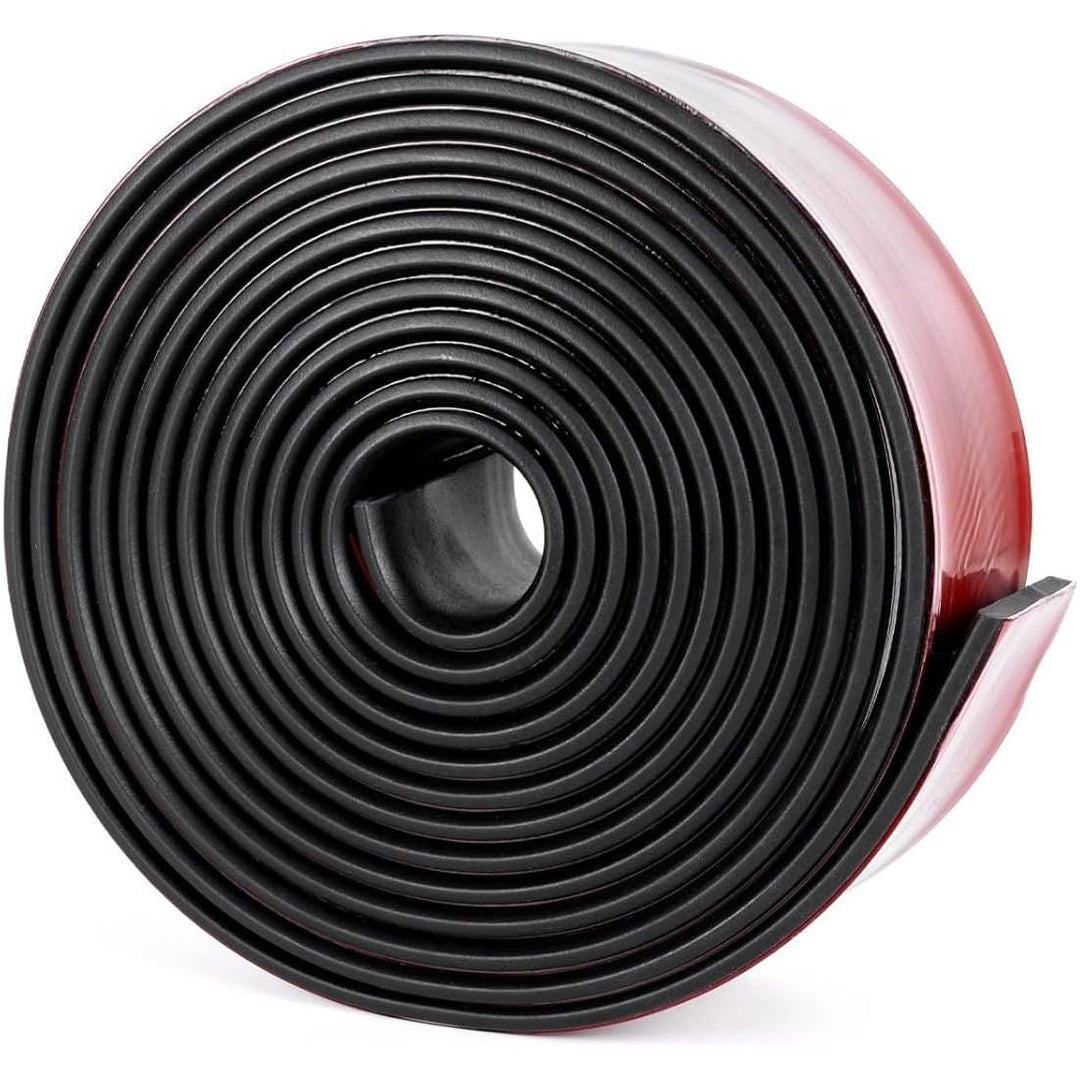 Adhesive Rubber Strips Neoprene Rubber Sheets, Rolls & Strips with Adhesive Backing Rubber Pads Self Stick Seal Rubber Gasket Tape Adhesive Back for Matting Padding - 1" Wide x 1/8" Thick x 20' Long - Just Closeouts Canada Inc.