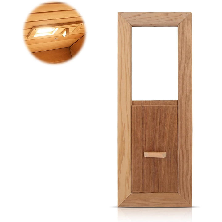 Adjustable Cedar Sauna Vent Panel, 34.1 × 12.9 cm - Just Closeouts Canada Inc.X003VDXKLP