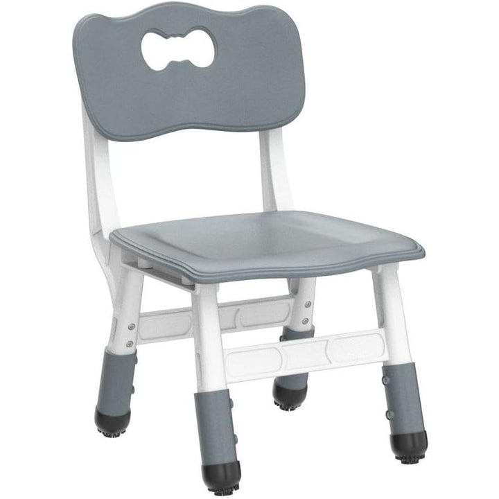 Adjustable Kids Chair (2pcs), 3 Level Height Adjustable Toddler Chair for Ages 3-8, for Classrooms/Daycares/Homes, CPC & CE Approved - Grey - Just Closeouts Canada Inc.X003RZKCP9